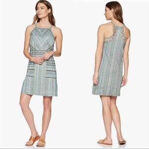 Prana Ardor Agave Samba Stretchy Quick Dry Mini Dress Size M